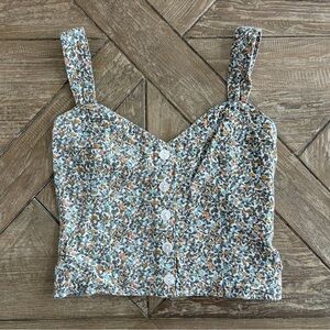 Abercrombie & Fitch Floral Button-Down Cami
